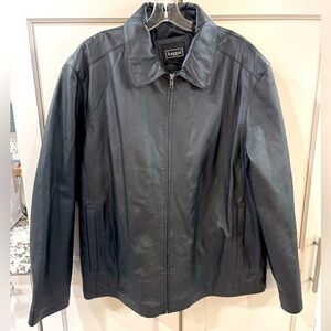 Haggar Leather Jacket Men’s Size XL